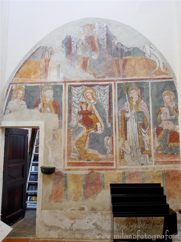 Occhieppo Inferiore (Biella, Italy) - Left wall of the choir of the Sanctuary of St. Clement